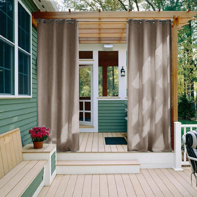 Kraftig utomhusgardin för pergola