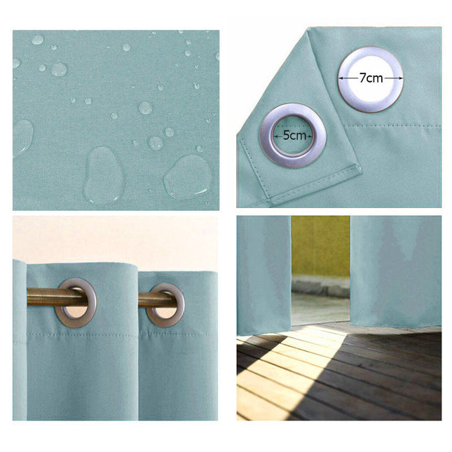 Vattentät utomhusgardin för balkong