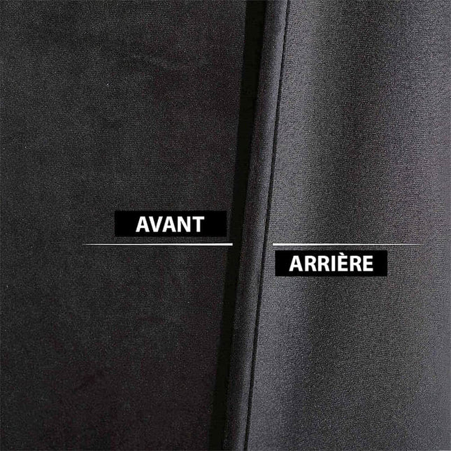 Svart termisk mörkläggningsgardin för sovrum