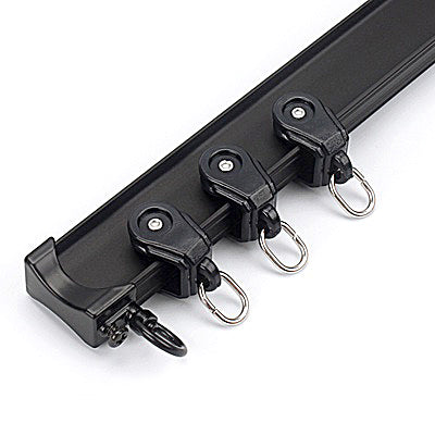 Svart gardinskena för takmontering Liberty